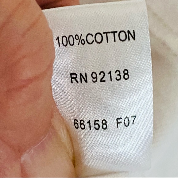 American Girl pink and white logo top extra small pullover V-neck long sleeve - Picture 8 of 9